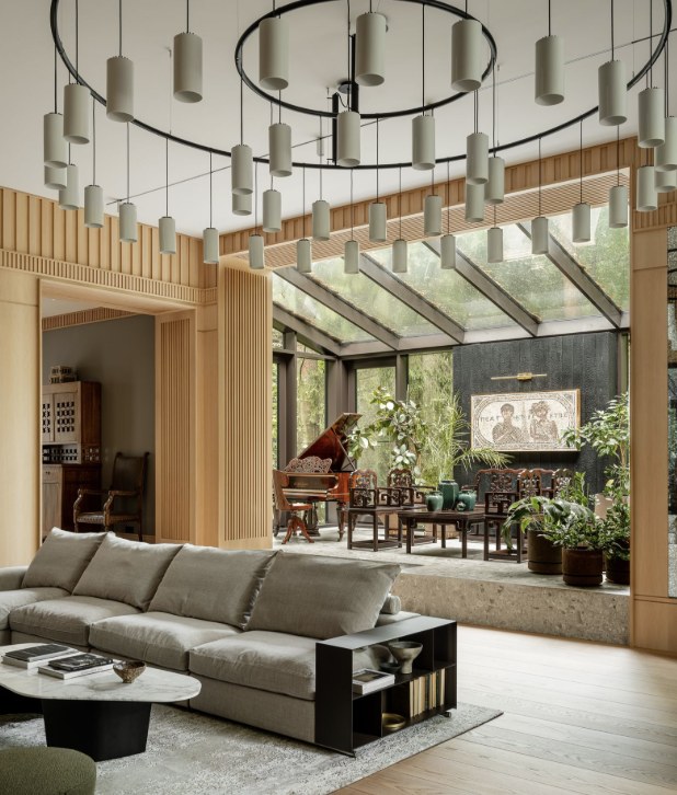 Salon haut de gamme d’un logement géré par MY Conciergerie